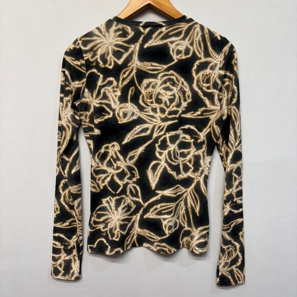 Gary Graham 422 Women Long Sleeve Top Shirt T-Shirt Size Small Floral D034 -17 - Picture 12 of 16